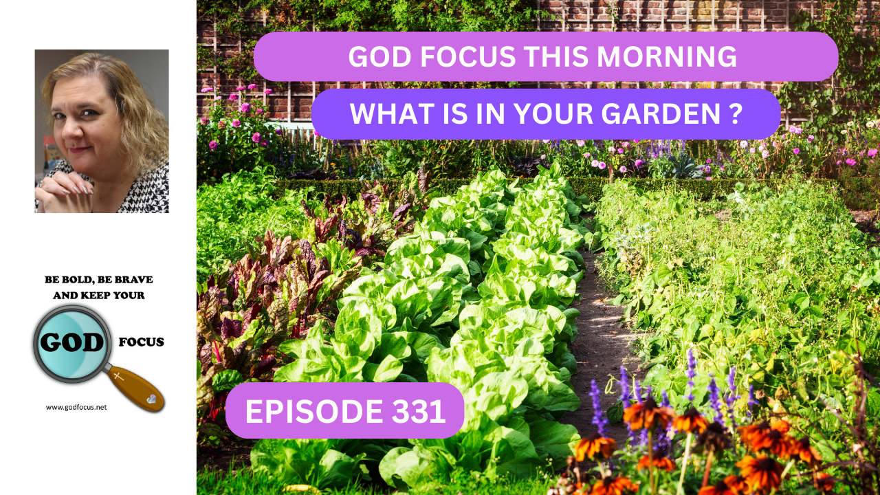 EPISODE 331 WHAT IS IN YOUR GARDEN? – GOD FOCUS–Psalm 34:3 O magnify ...